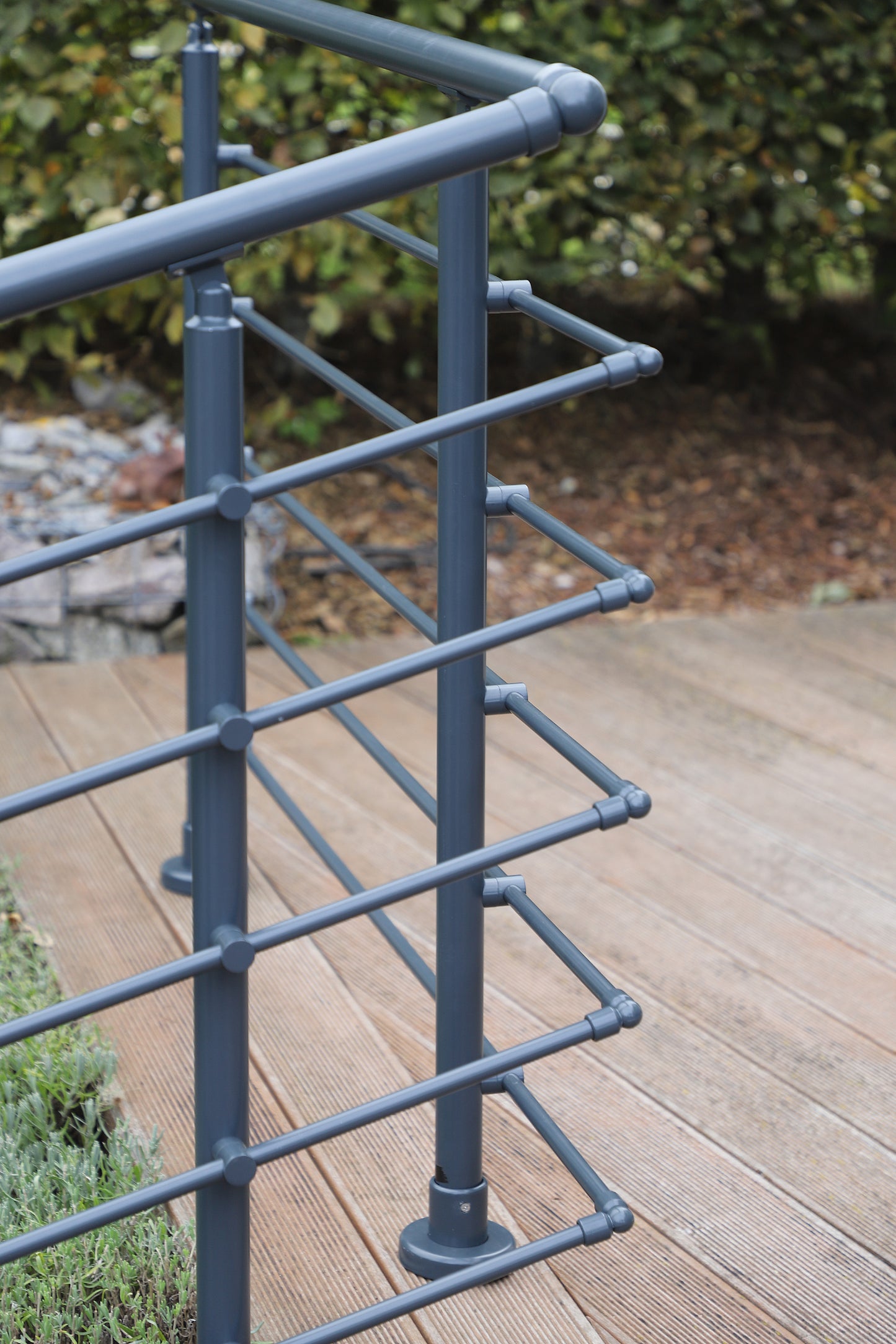 Jeu de barres de garde-corps OLE en aluminium