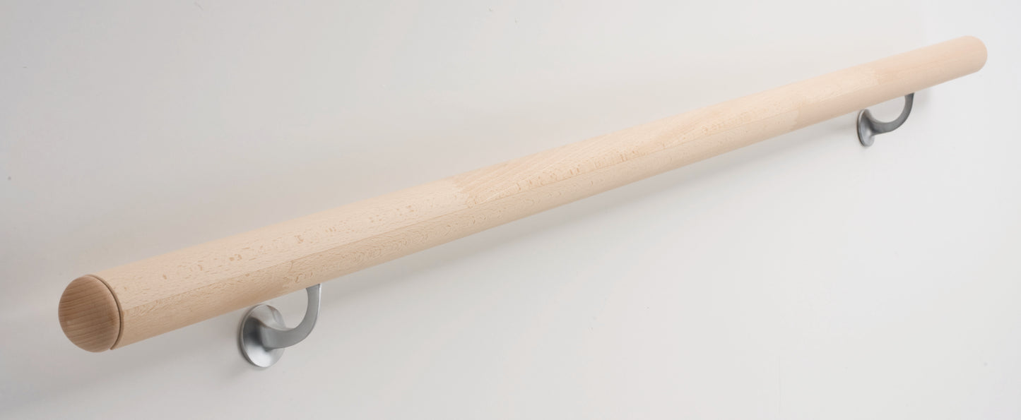 Handlaufset aus Holz, Ø52 mm
