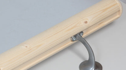 Handlaufset aus Holz, Ø52 mm