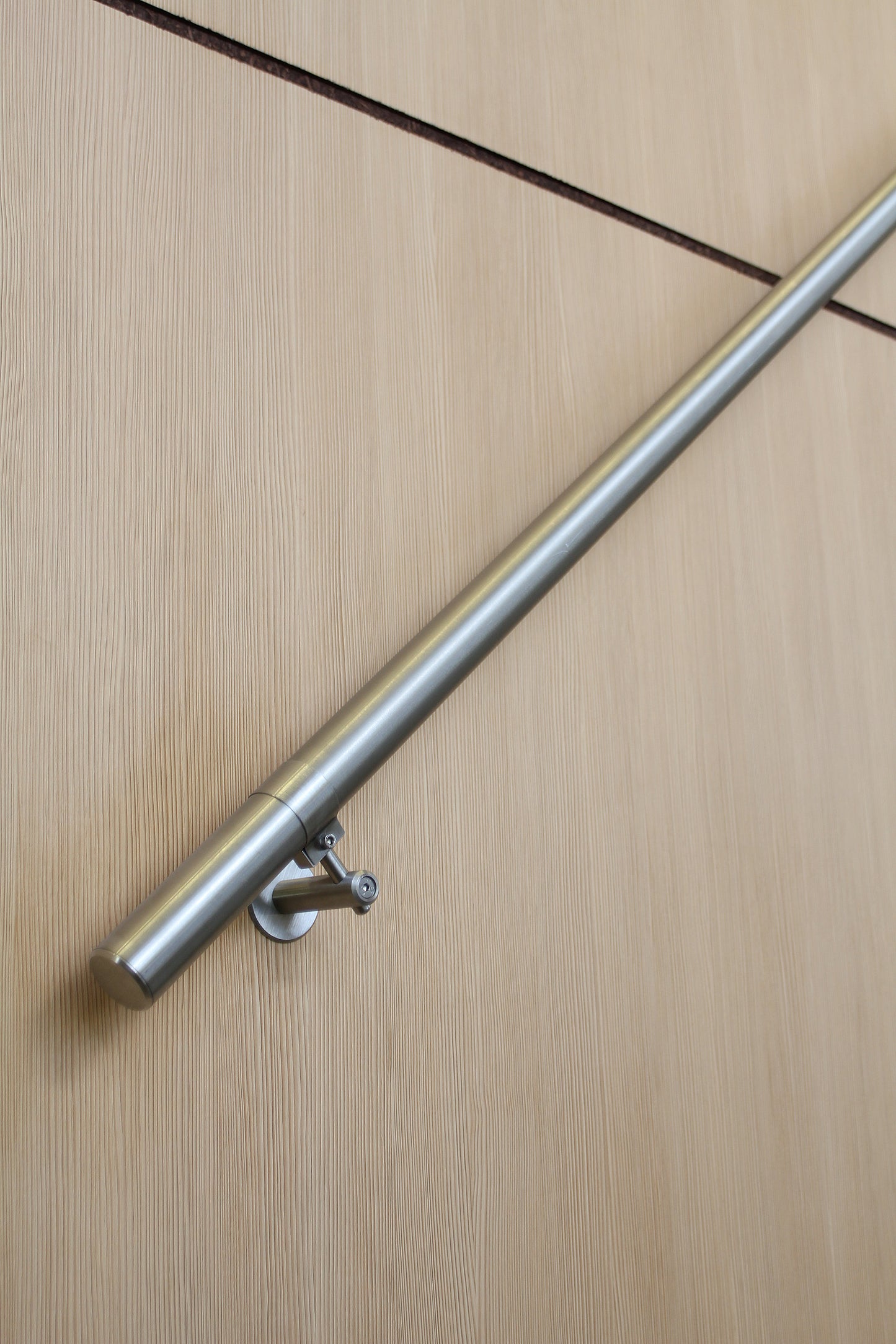 Main courante sur mesure en acier inoxydable, Ø 40 mm