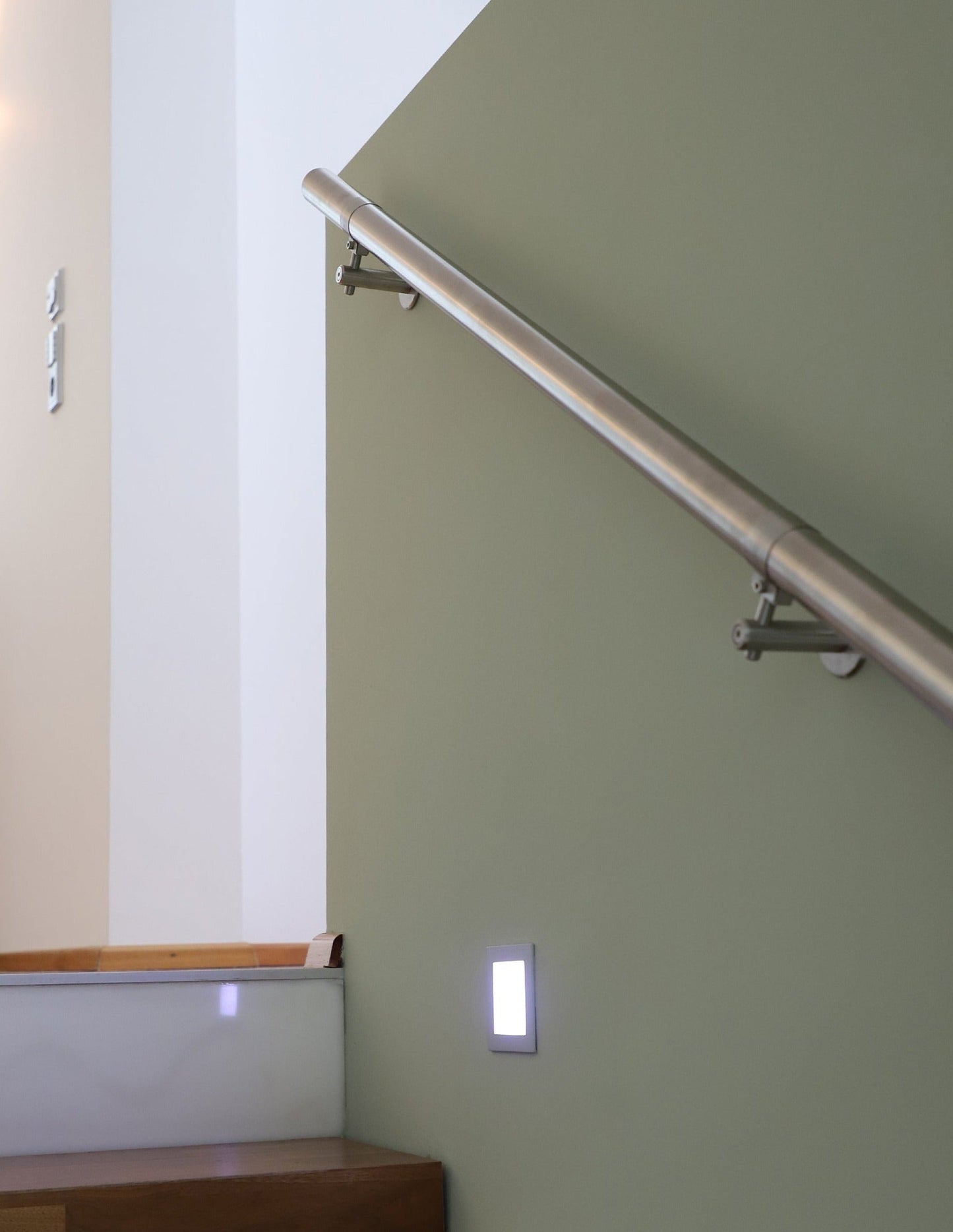 Main courante sur mesure en acier inoxydable, Ø 40 mm
