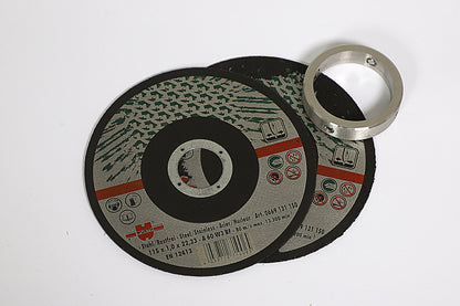 Kit de montage : 2 disques à tronçonner + bague, Ø 40 mm