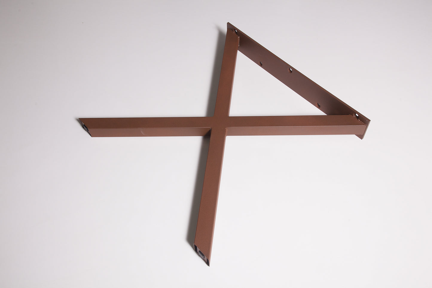 Table et base de banc en forme de X