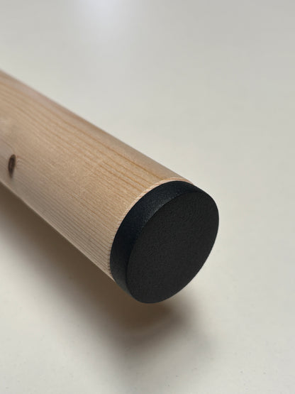 Jubiläumsset Handlaufset Fichte mit Alu-Konsolen 1200 x Ø40 mm 60 Jahre Edition