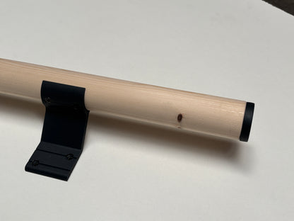 Jubiläumsset Handlaufset Fichte mit Alu-Konsolen 1200 x Ø40 mm 60 Jahre Edition