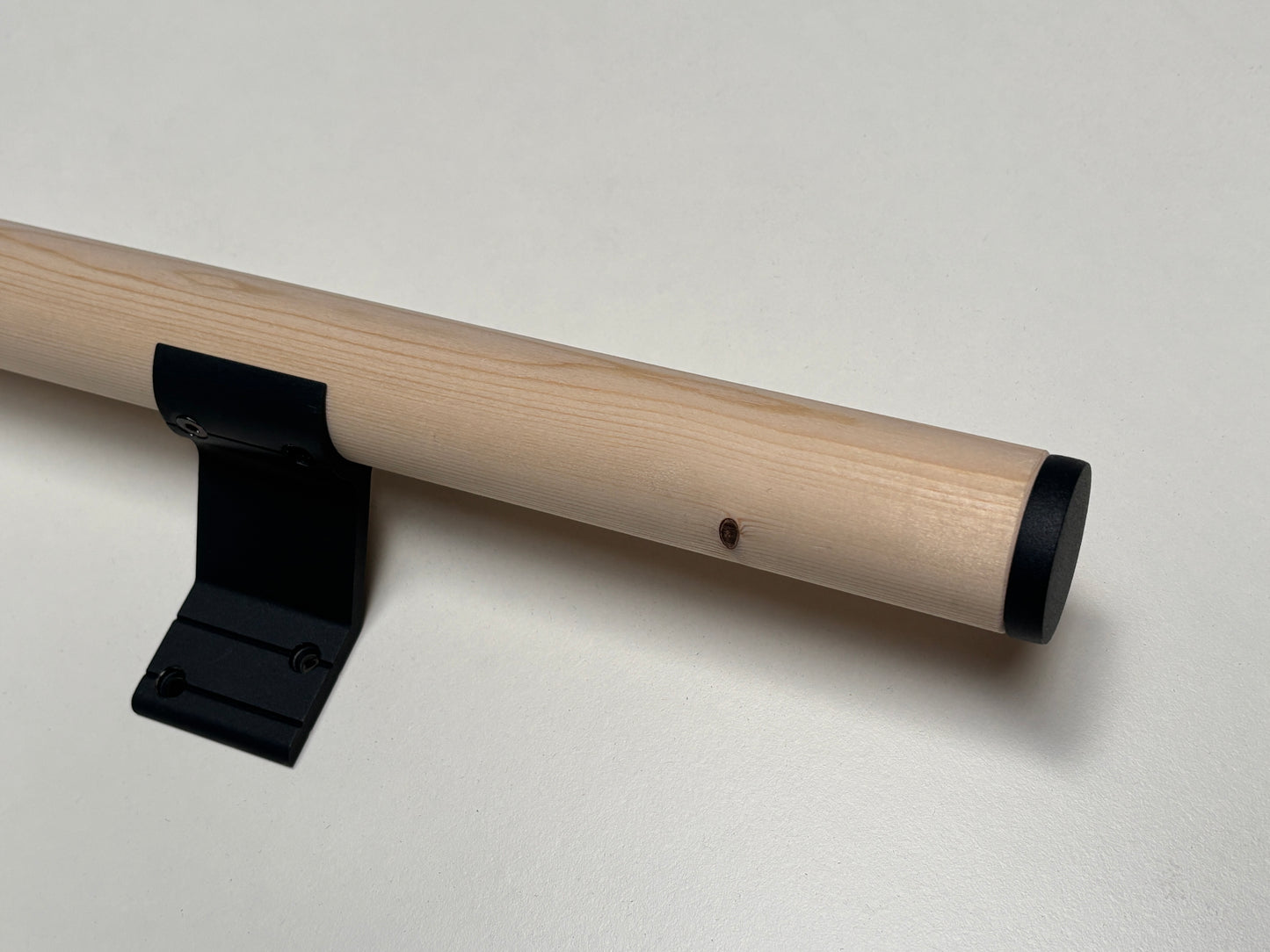 Jubiläumsset Handlaufset Fichte mit Alu-Konsolen 1200 x Ø40 mm 60 Jahre Edition
