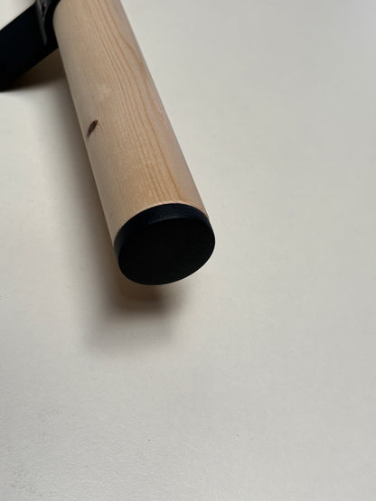 Jubiläumsset Handlaufset Fichte mit Alu-Konsolen 1200 x Ø40 mm 60 Jahre Edition
