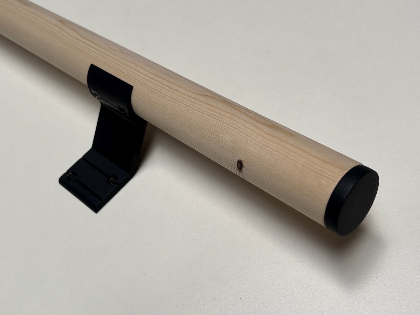 Jubiläumsset Handlaufset Fichte mit Alu-Konsolen 1200 x Ø40 mm 60 Jahre Edition