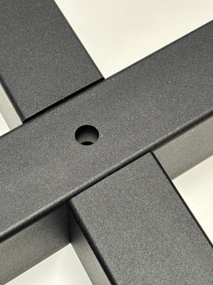 Set Tischuntergestell X-Form, 2 Stück zerlegt